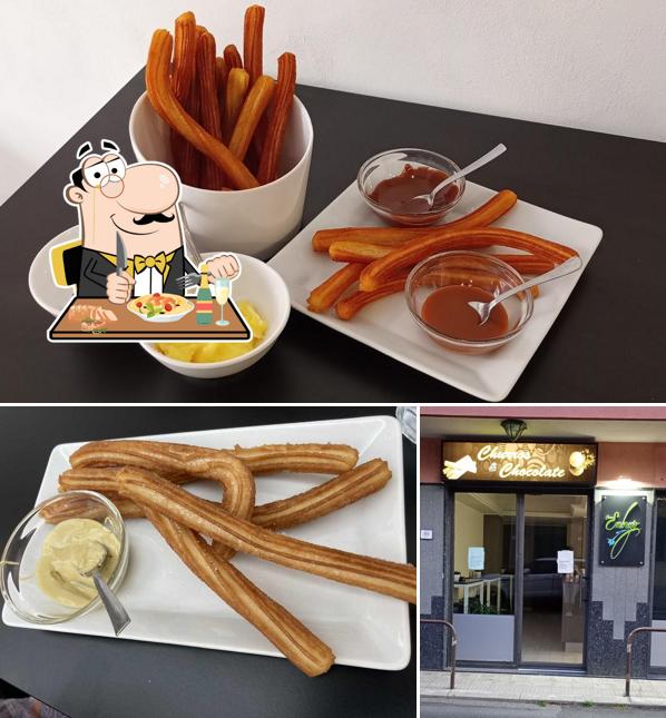 Dai un’occhiata alla immagine che raffigura la cibo e interni di Casa Embrujo Churros & Chocolate