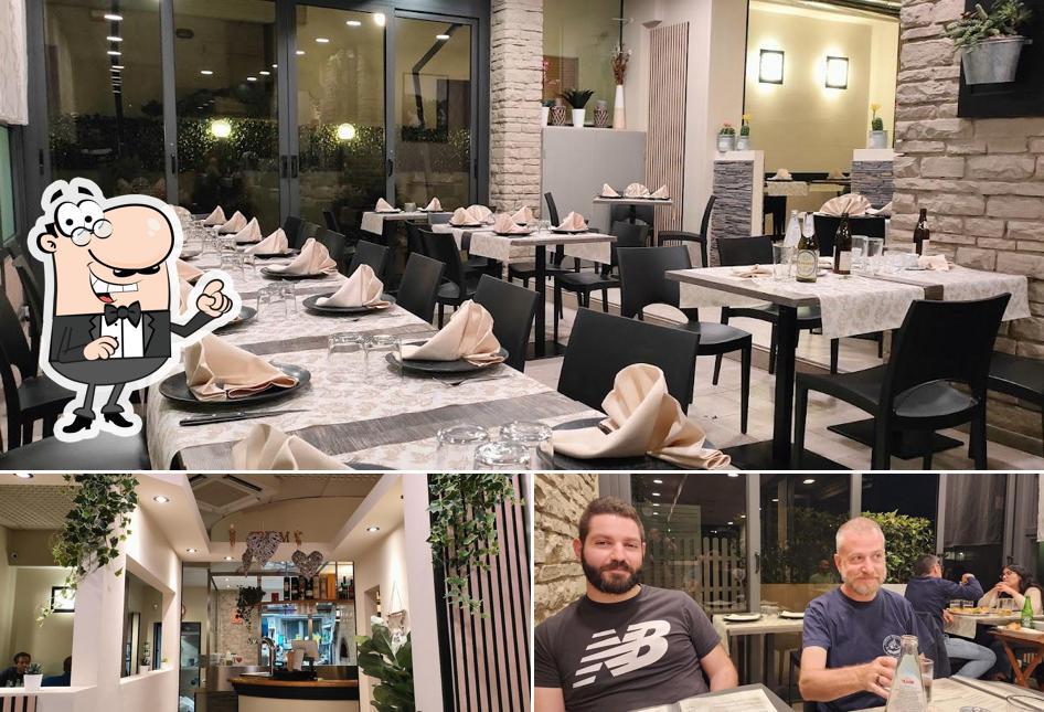 Gli interni di Pizzeria Chiaroscuro