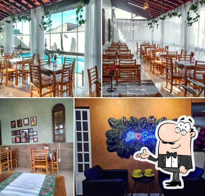 O interior do Berilo's Gastro Pub Café - Restaurante e Café Colonial em Bauru