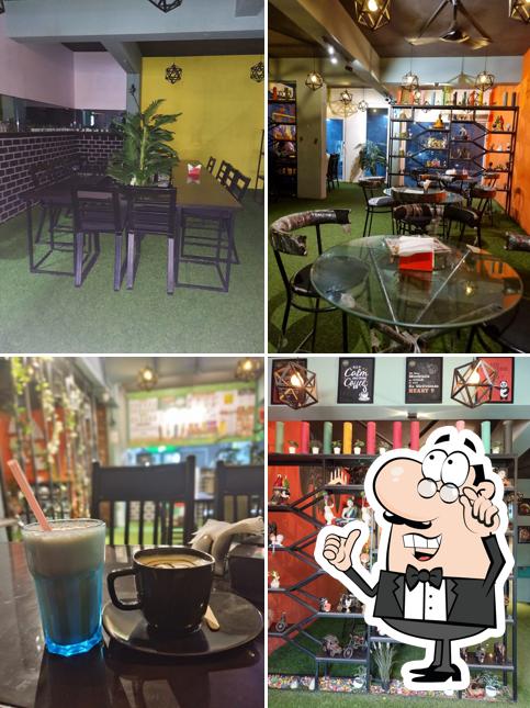 The interior of The Tea Planet