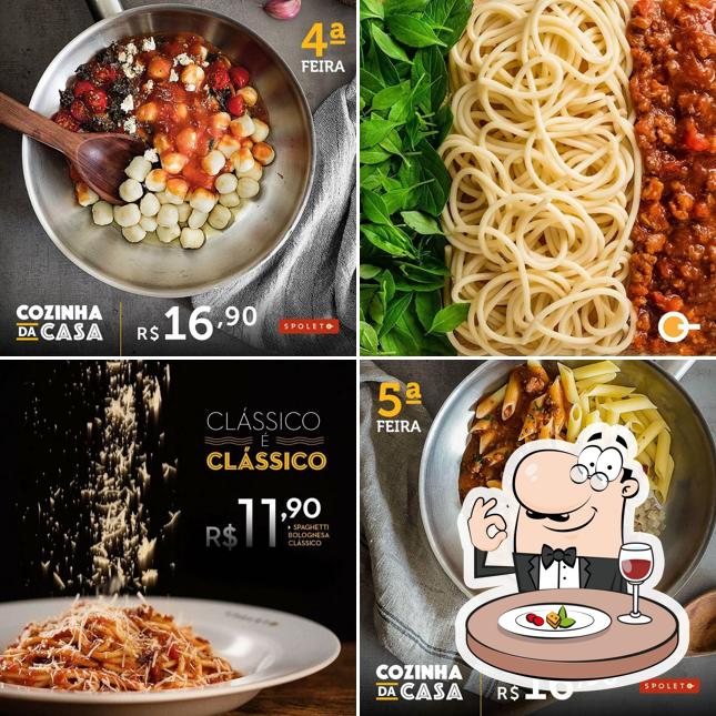 Comida em Restaurante Spoleto