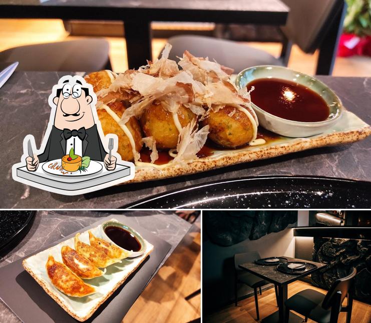 Questa è la immagine che mostra la cibo e interni di Ishido Ramen & Izakaya Restaurant