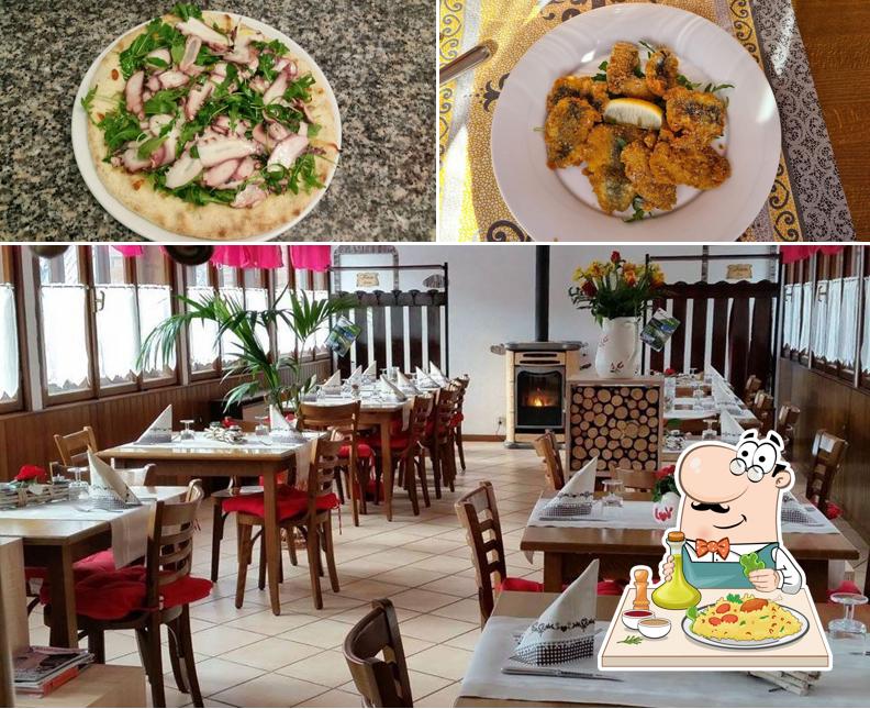 La foto della cibo e interni di Al lepre