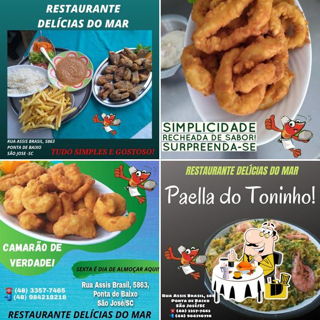 Platos en Restaurante Delícias do Mar