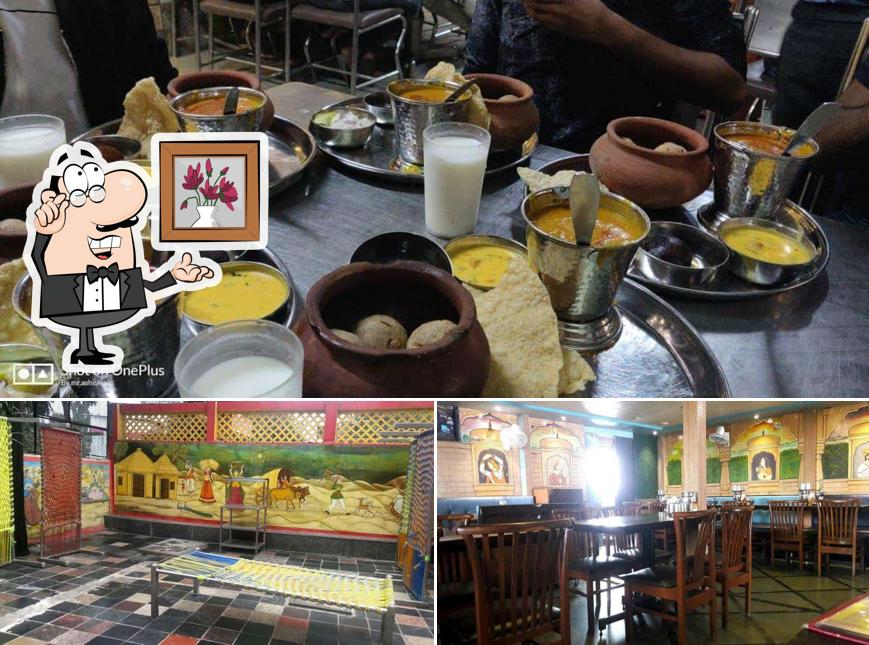 The interior of Baba Ramdev Dhaba