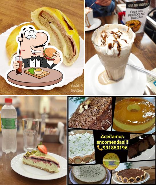 Hambúrguer em Café 3 Irmãos