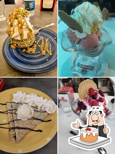 Torte di carote al Bar Gelateria Conte Crotti