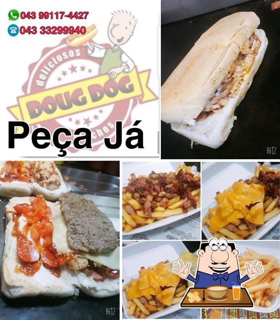Comida em Doug Lanches