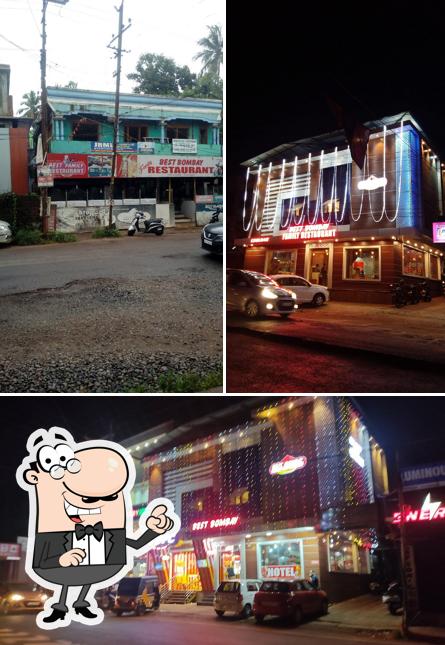 The exterior of Bombay Restaurant kuthuparamba