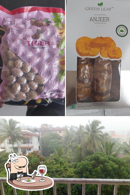 This is the image displaying food and exterior at In & Out Hill Top Bar & Restaurant