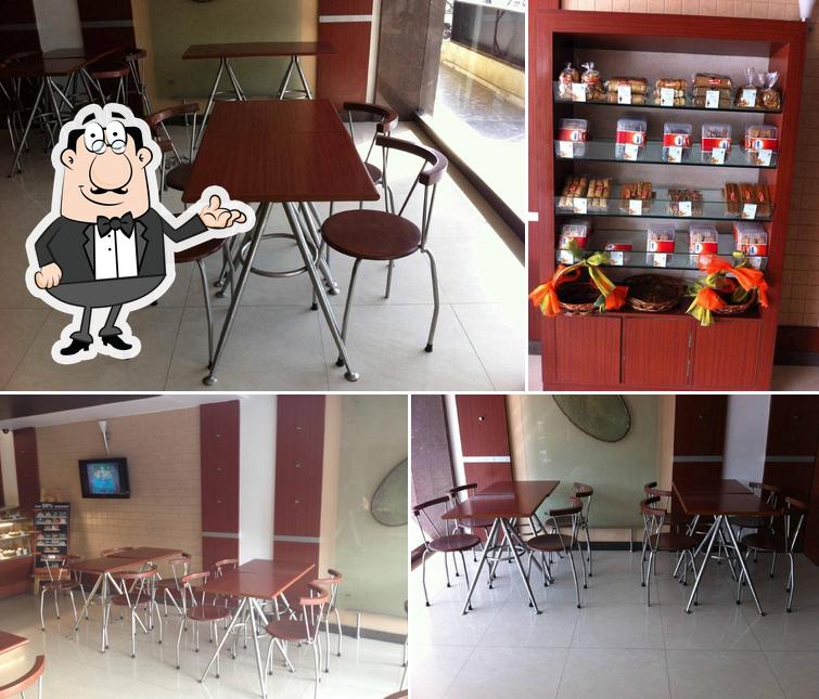 The interior of MKOP- The Exclusive Bakery Store Pratap Pura Cakes, Bakes and More!