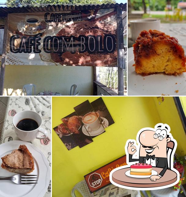 Bolo de queijo em Café com bolo