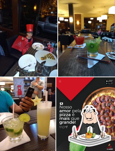 Comida em Pizza Del Mondo