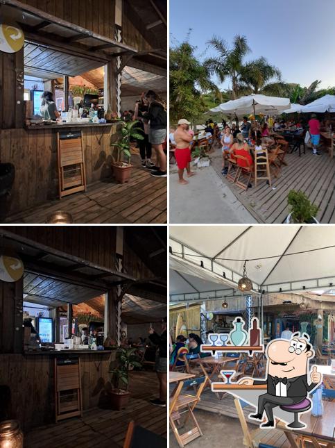 O interior do Sul da Ilha Surf Bar