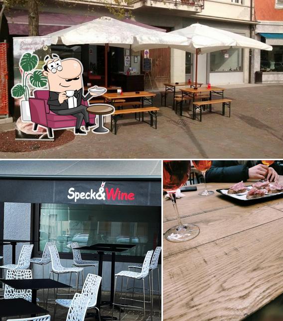 Gli interni di Speck & Wine Codroipo