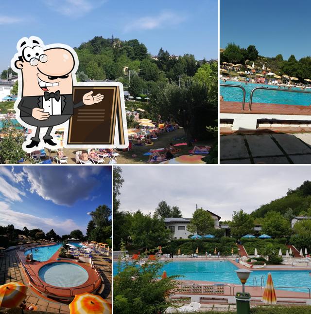 Curiosa tra l'area esterna di Cuenca Club Parco Piscina di Montombraro