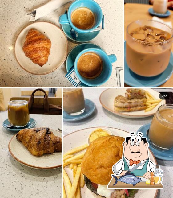 Grilled salmon at Blue Tokai Coffee Roasters Mohali