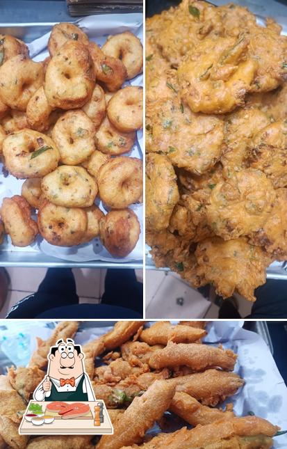 Fish and chips at Sri Amudh Krishna Coffee House