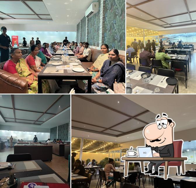 The interior of The Imperial Spice Multicuisine Restaurant