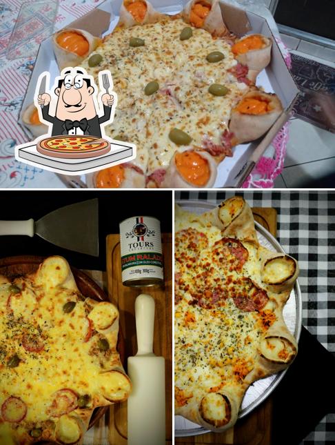 Peça diferentes estilos de pizza