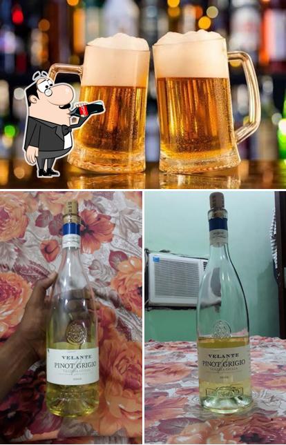 Try a drink from the menu