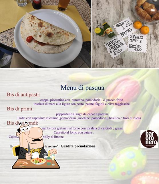 Cibo al Trattoria bar Oro Nero