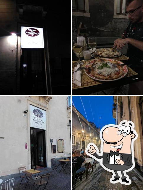Gli interni di Pizza and Waffle