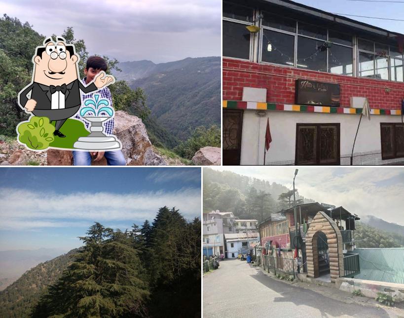 Check out how Hills-E-Ishq Cafe Best Cafe In Landour Mussoorie looks outside