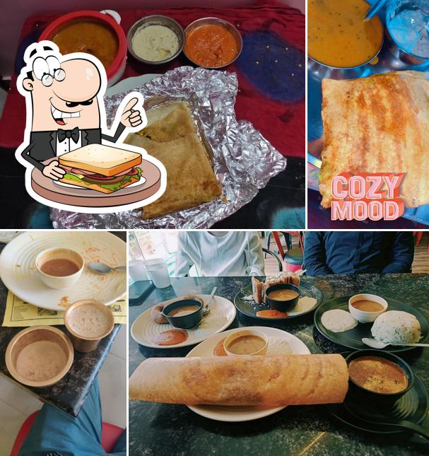 Grilled cheese sandwich at LUNGI SOUTH INDIAN RESTAURANT