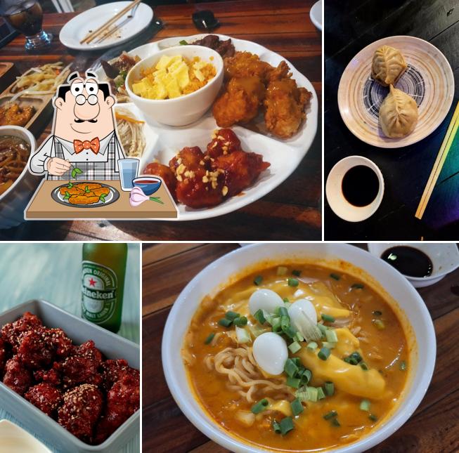 Asas de frango em K-pop&Food