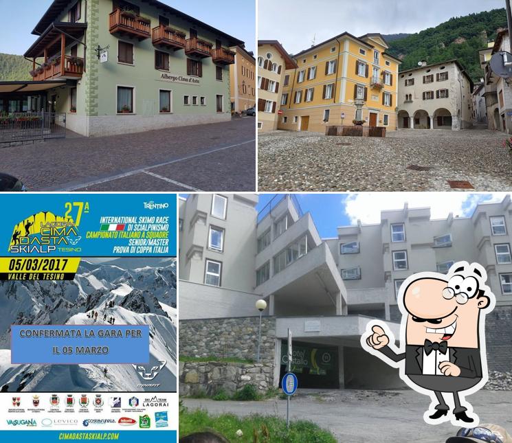 Goditi la vista dagli esterni di Hotel Cima D'Asta - Ristorante Pizzeria