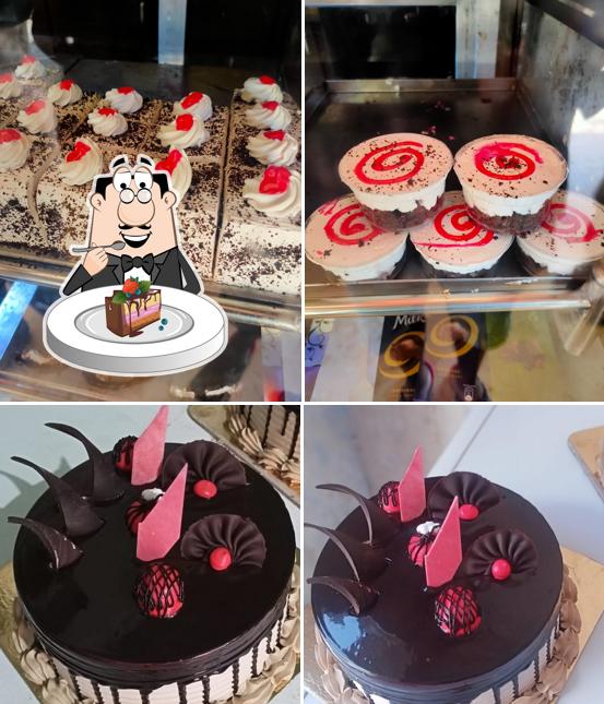 Chocolate cake at Dhanalaxmi Bakery