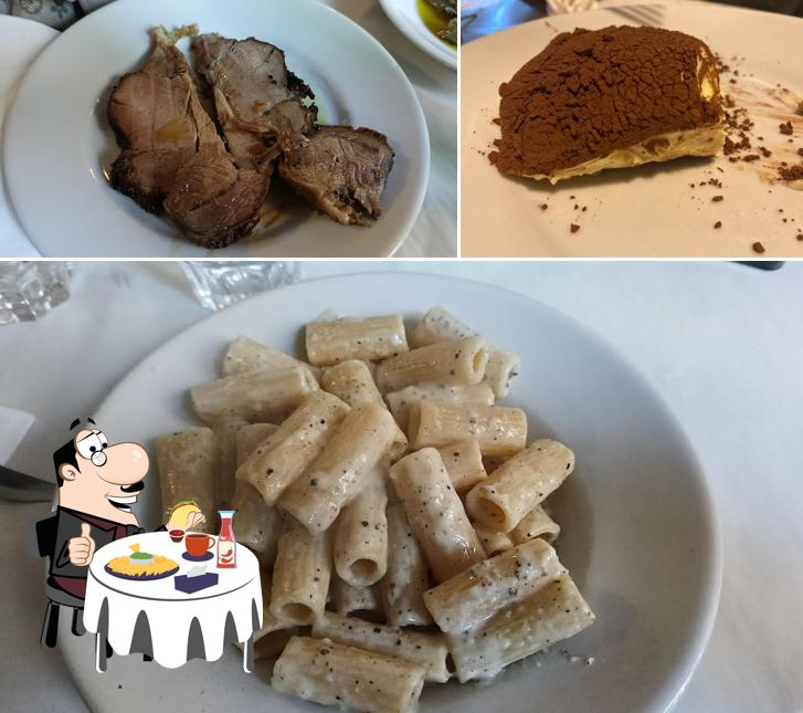 Piatto di formaggi al Trattoria da Augusto