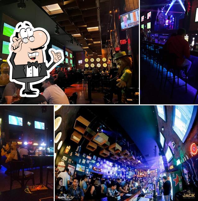 O interior do Jack Pub Sorocaba