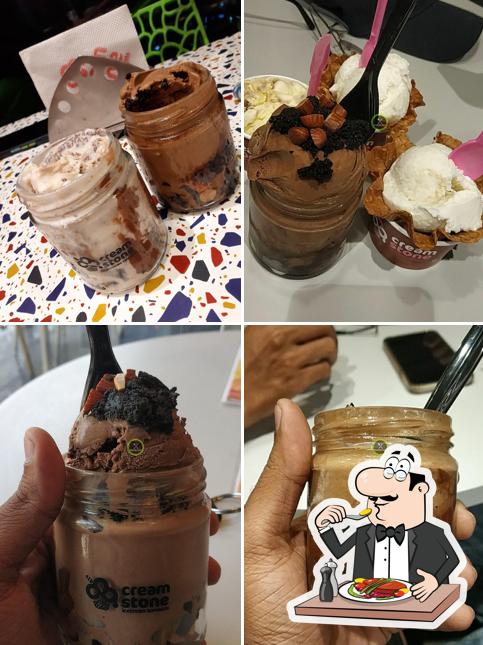 Chocolate mousse at Cream stone ice cream concepts