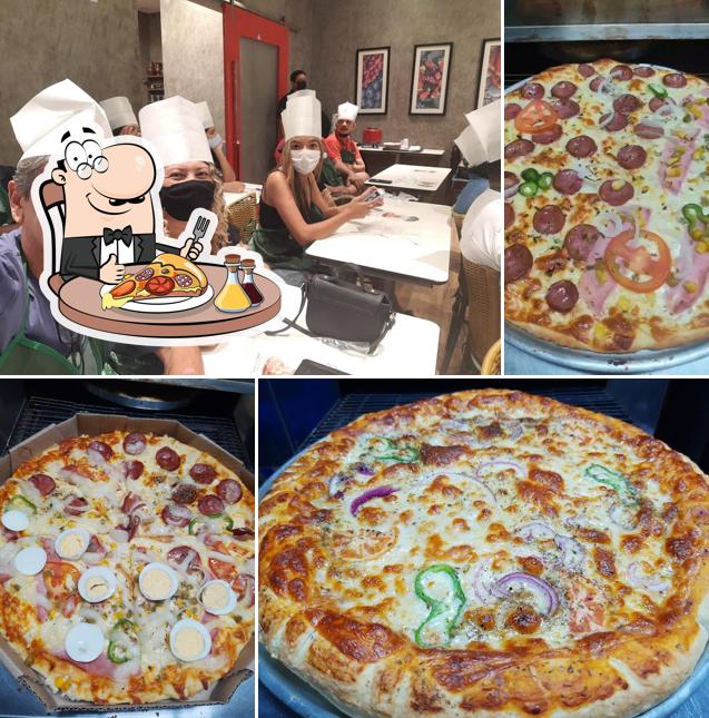 No IBIZA PIZZARIA SLZ, você pode desfrutar de pizza