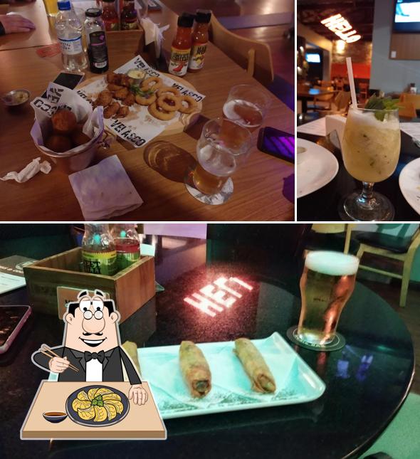 Gyoza em Velasco Craft Bar