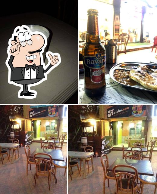 This is the image showing interior and drink at Kulcha