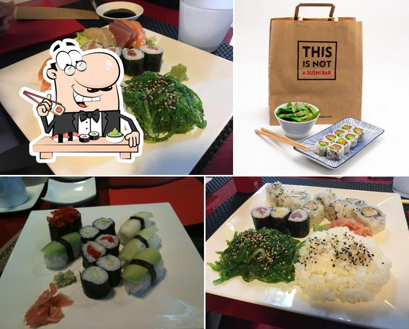 Ordina le diverse opzioni di sushi