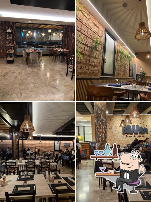 Gli interni di BRAMA - fame di pizza