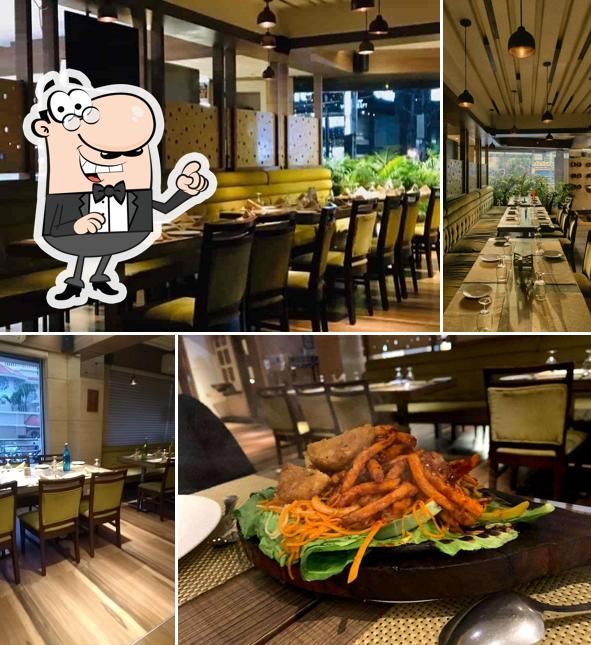 The interior of The best