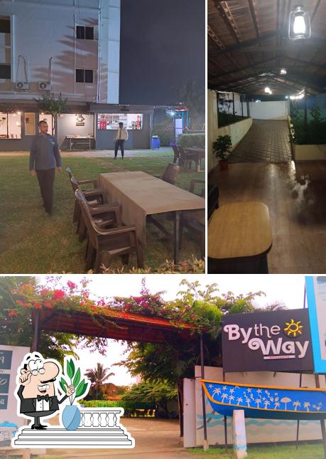 Enjoy the view at the outside area of By The Way Restaurant Mysore