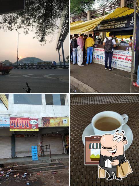 The exterior of Manish Tea Stall Mankapur ( Famous)