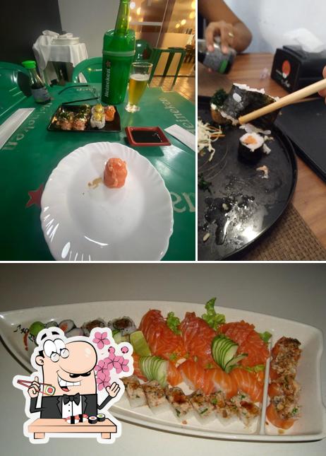 Presenteie-se com sushi no Restaurante Sabor & Arte