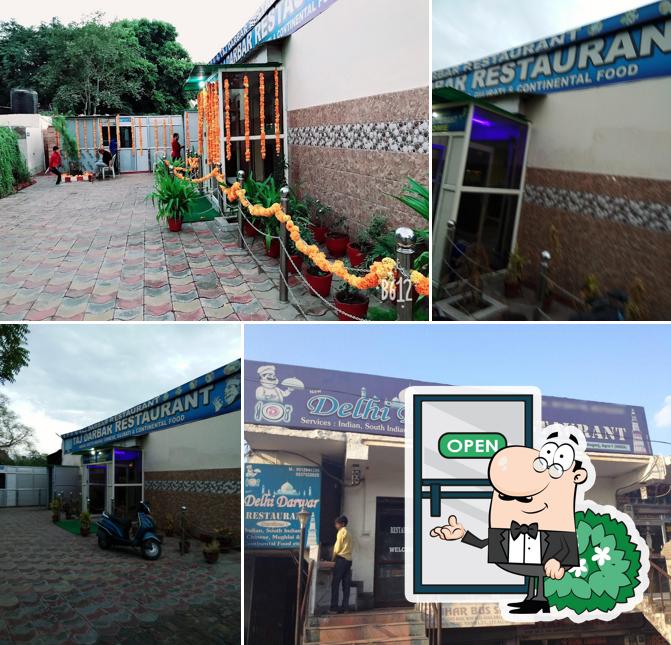 The exterior of Taj Darbar Restaurant