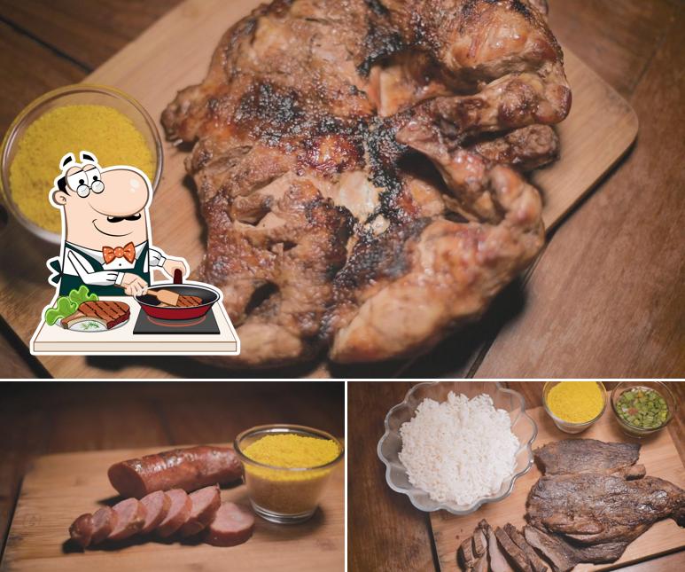 Experimente pratos de carne no Big Frango