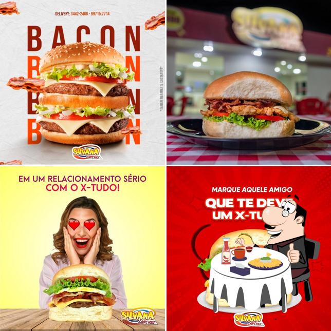 Experimente um hambúrguer no Silvana Lanches