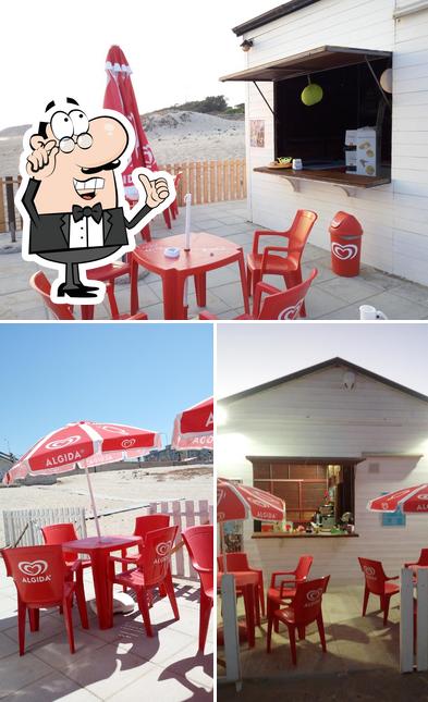 Levante kiosk on the beach
