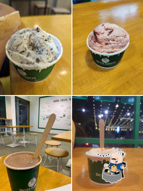 Ice cream at UNITED FARMERS CREAMERY