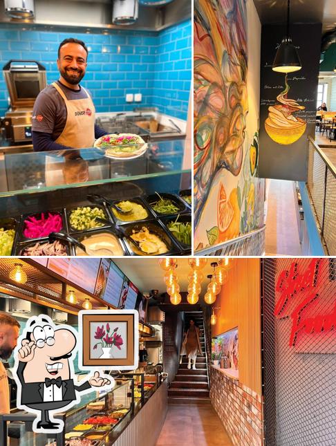 Siediti a un tavolo di Döner Stop, Basel Barfüsserplatz